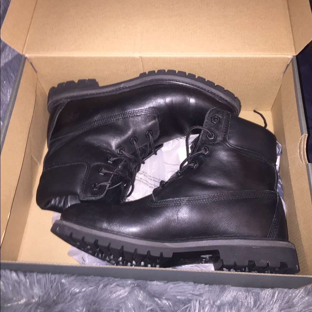 Black Timberland Boots